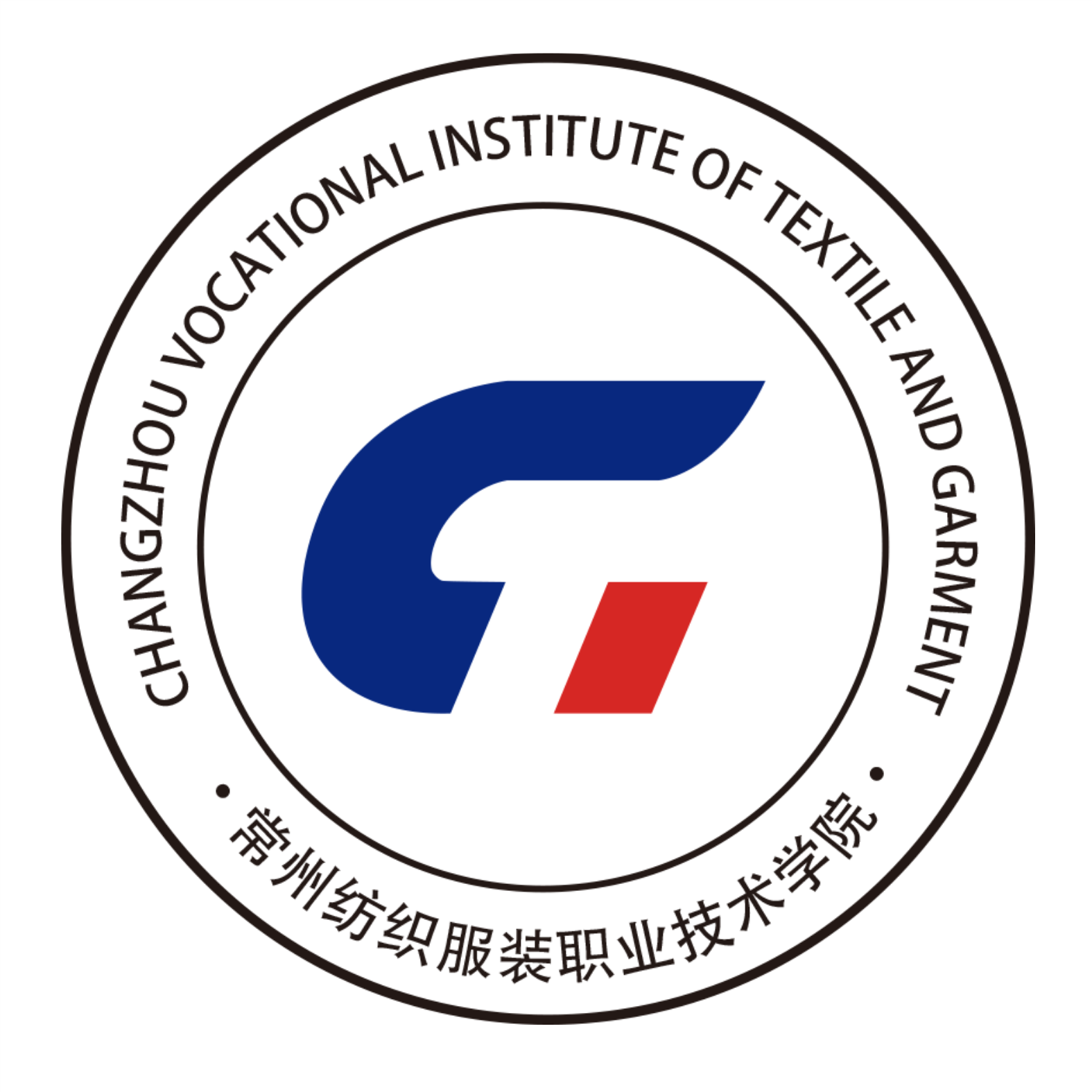 常州纺织服装职业技术学院校徽