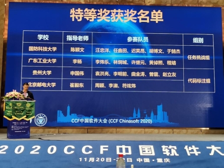 贵州大学计算机学院研究生科研团队获第三届全国高校绿色计算创新大赛特等奖