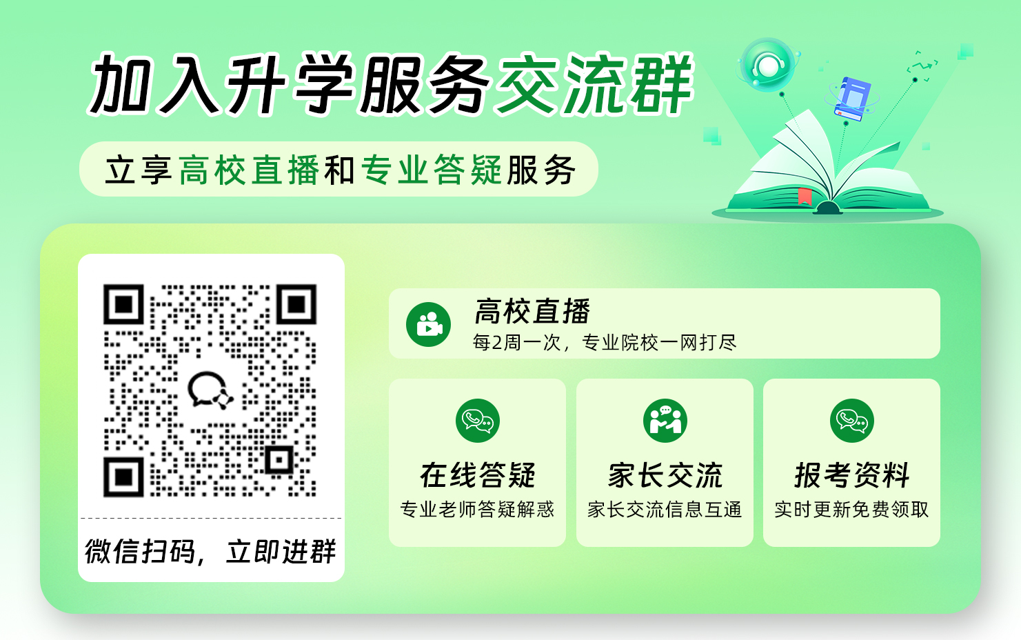 河南升学群二维码